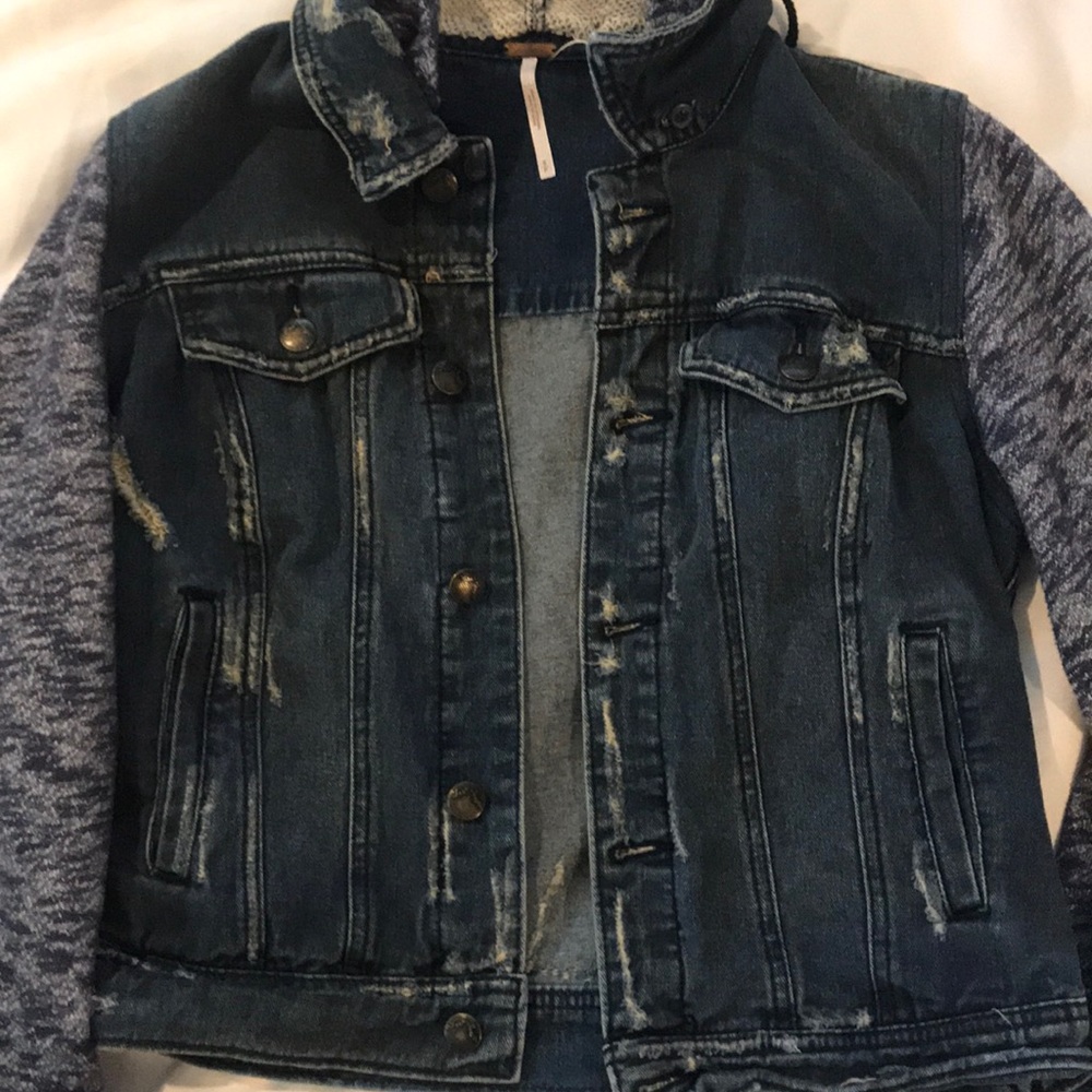 Small free people jean jacket
